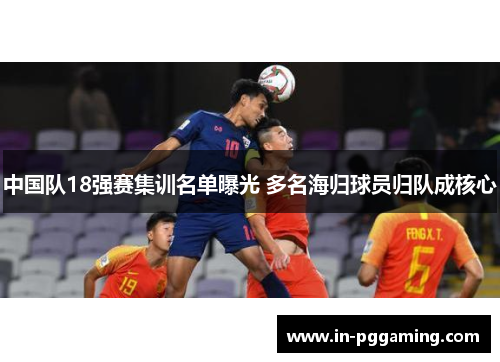 中国队18强赛集训名单曝光 多名海归球员归队成核心